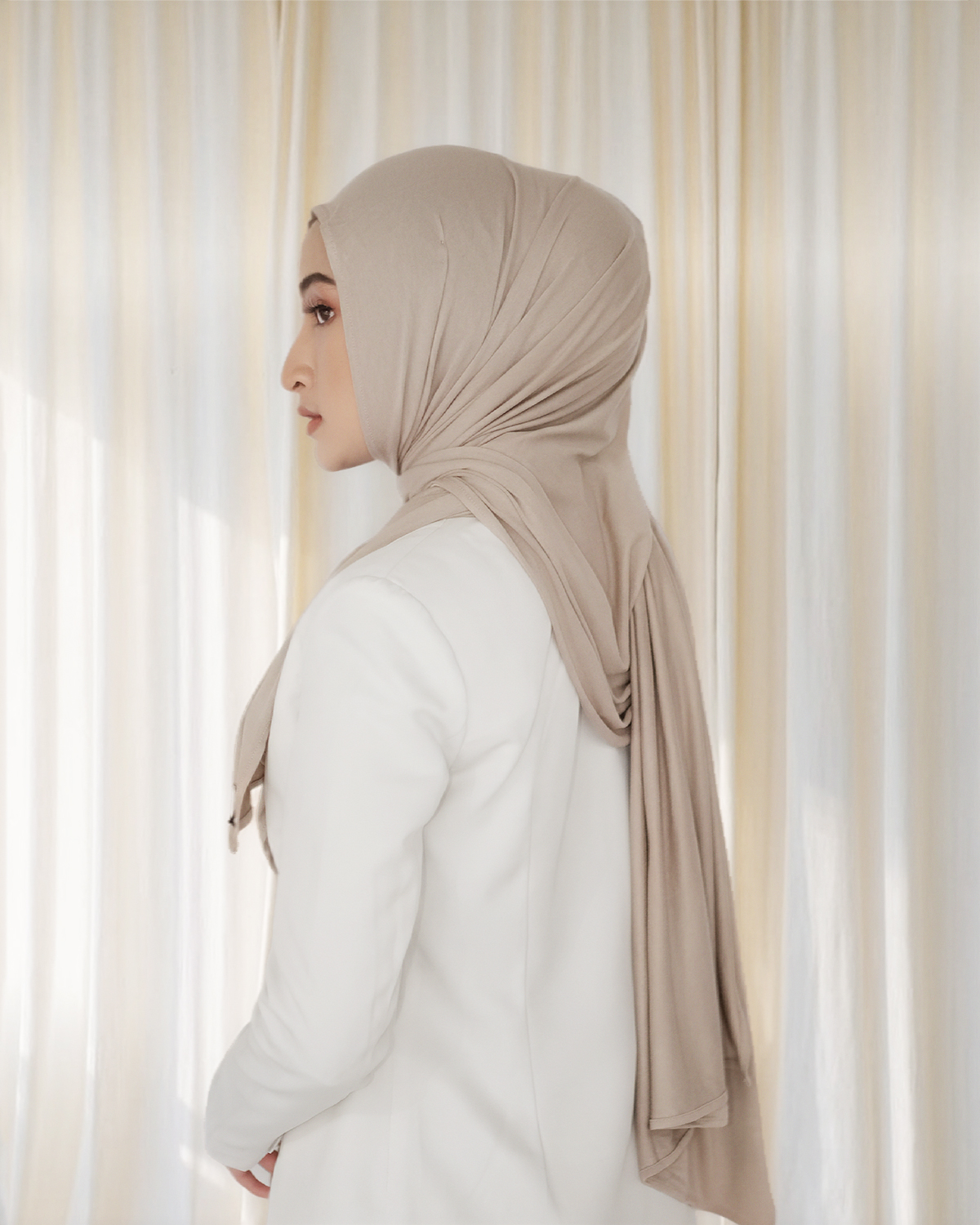 ESSENTIAL VISCOSE PASHMINA MOCCA
