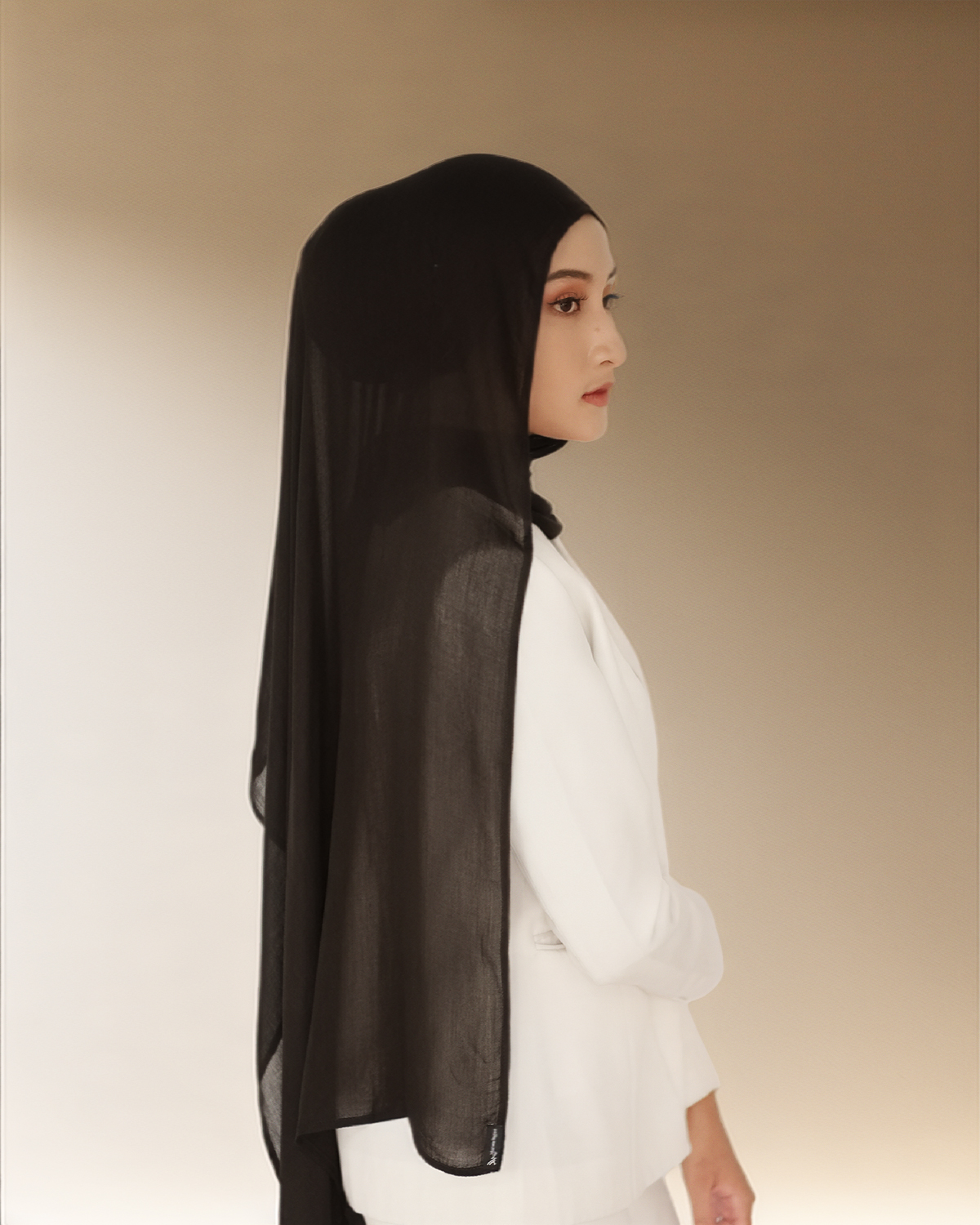 FLOW MODAL PASHMINA BLACK