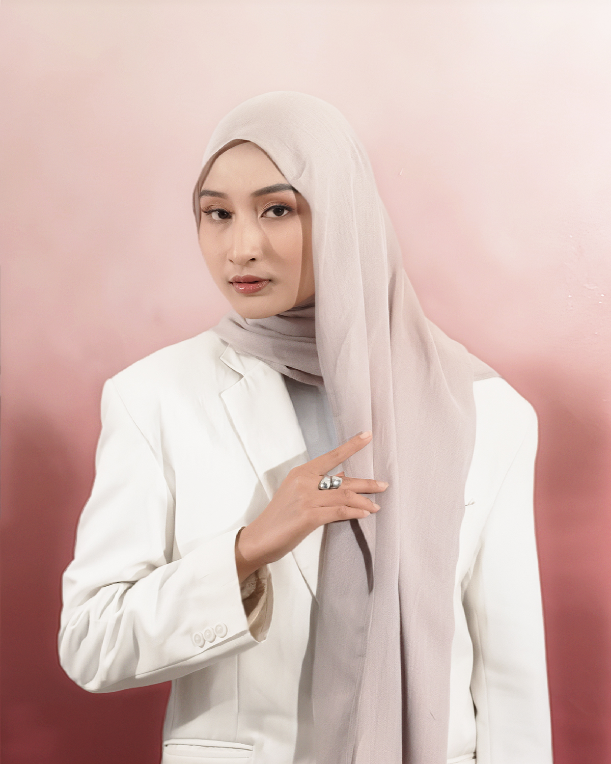 FLOW MODAL PASHMINA GREYISH
