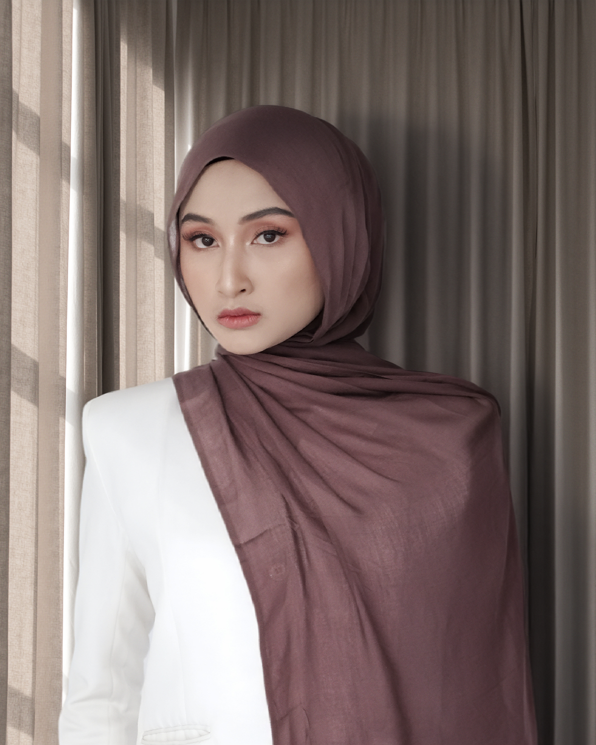 FLOW MODAL PASHMINA MAHOGANY
