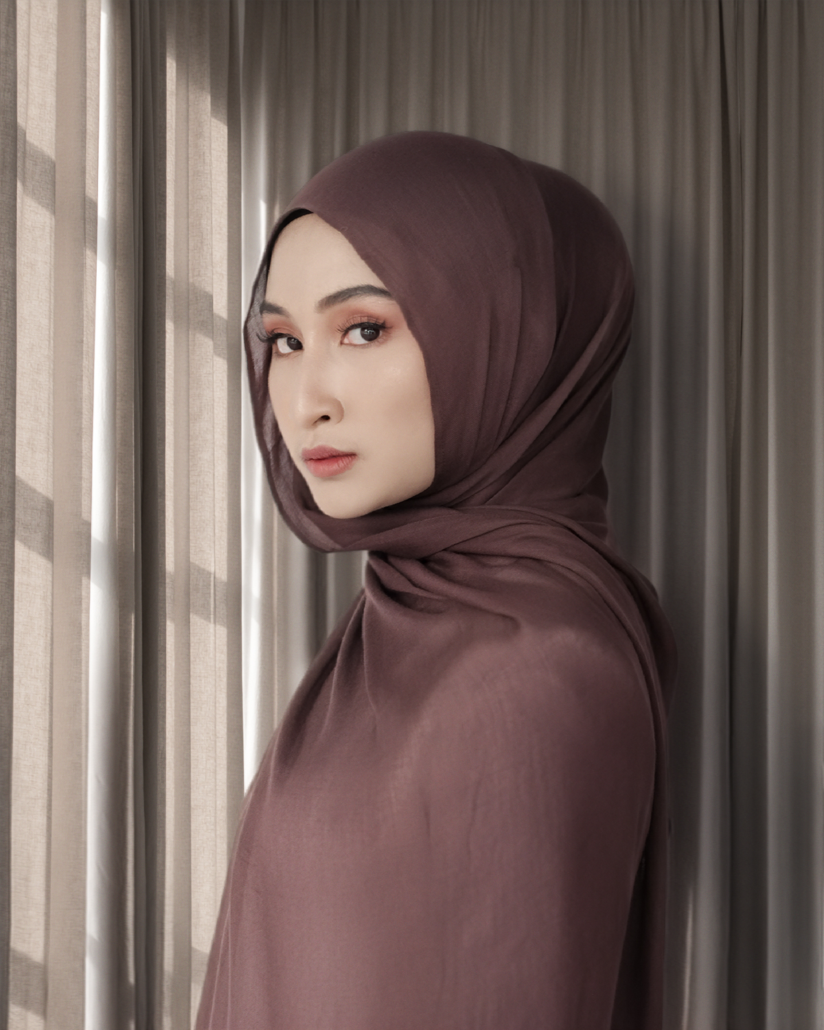 FLOW MODAL PASHMINA MAHOGANY