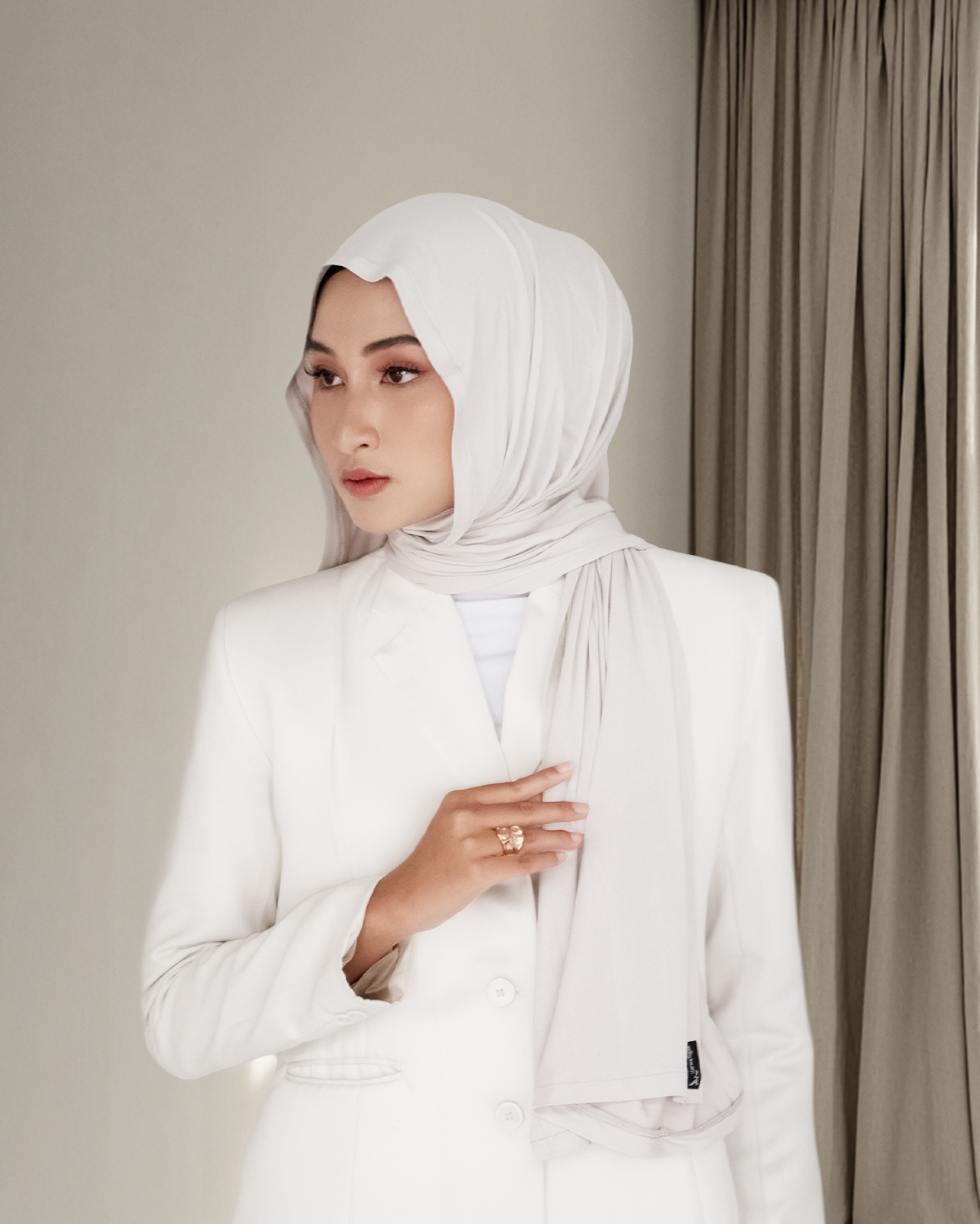 VOGUE BREEZE PASHMINA NATURE BONE