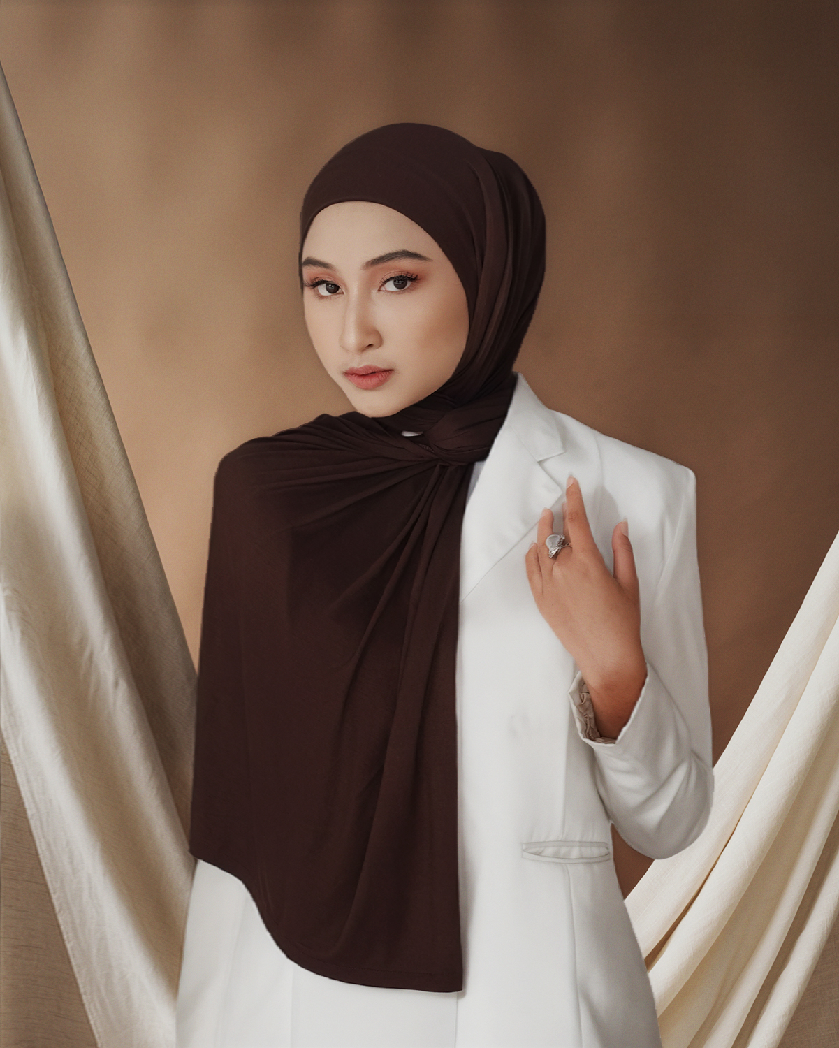 FLEXI MOTION PASHMINA COTTON CACAO