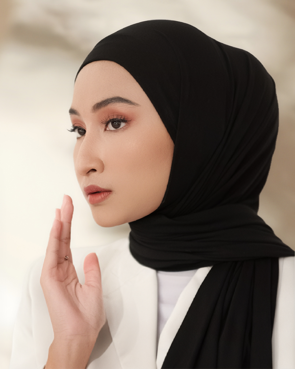 FLEXI MOTION PASHMINA COTTON BLACK